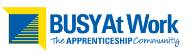 Busy at Work, The Apprenticeship Community Logo